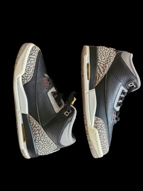 Air Jordan 3 Retro OG BG 'Black Cement' 2018 7Y (8.5W)